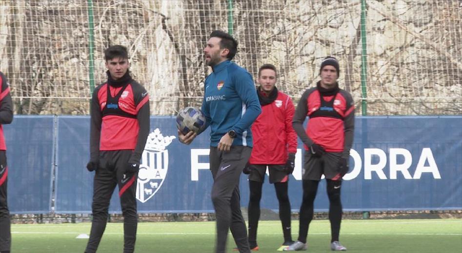 El debut d'Eder Sarabia a la banqueta del Futbol Club Andorra