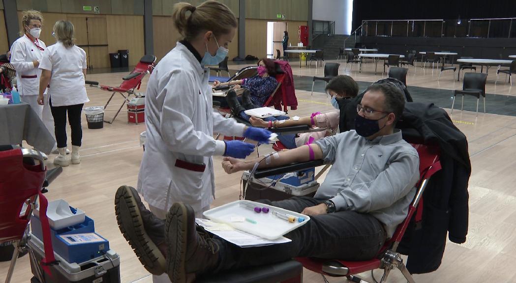 L'última crida de la Creu Roja a donar sang s'ha t
