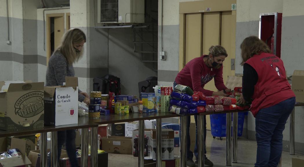 La Creu Roja recapta més de 10 tones de productes de primera necesssitat per als més vulnerables