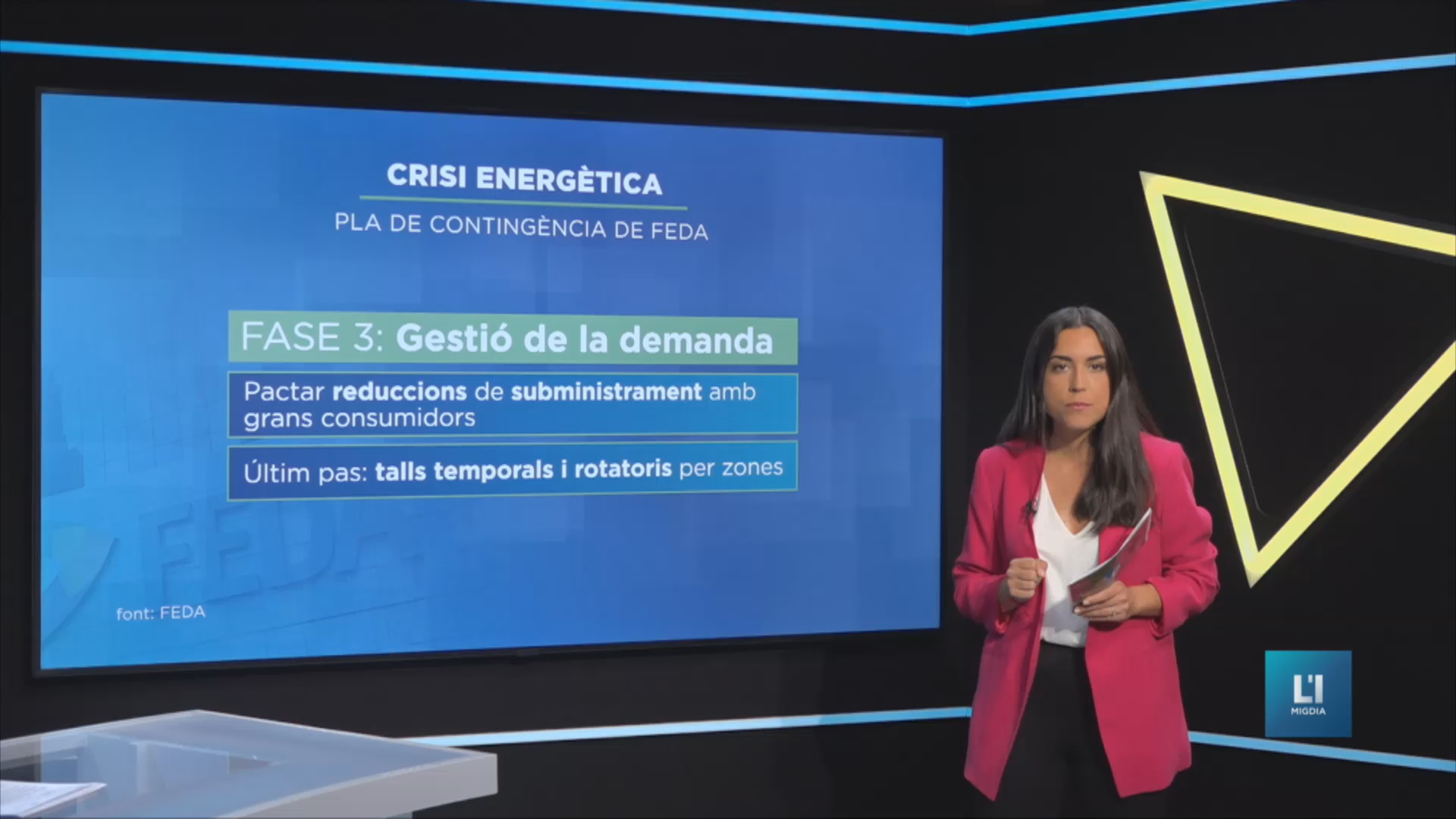 Crisi energètica: FEDA disposa d'un pla de contingència i preveu incrementar tarifes l’any vinent