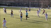 Exhibició del nou FC Andorra en el  debut a Prada de Moles