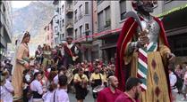 Diverses colles geganteres de Catalunya es congreguen a Sant Julià de Lòria
