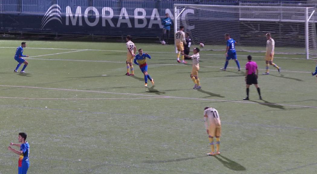 Empat a Prada de Moles entre l'FC Andorra i l'Espanyol B (2-2)
