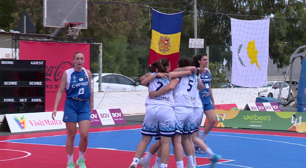 L'equip femení de bàsquet 3x3 lluitarà per l'or amb Luxemburg