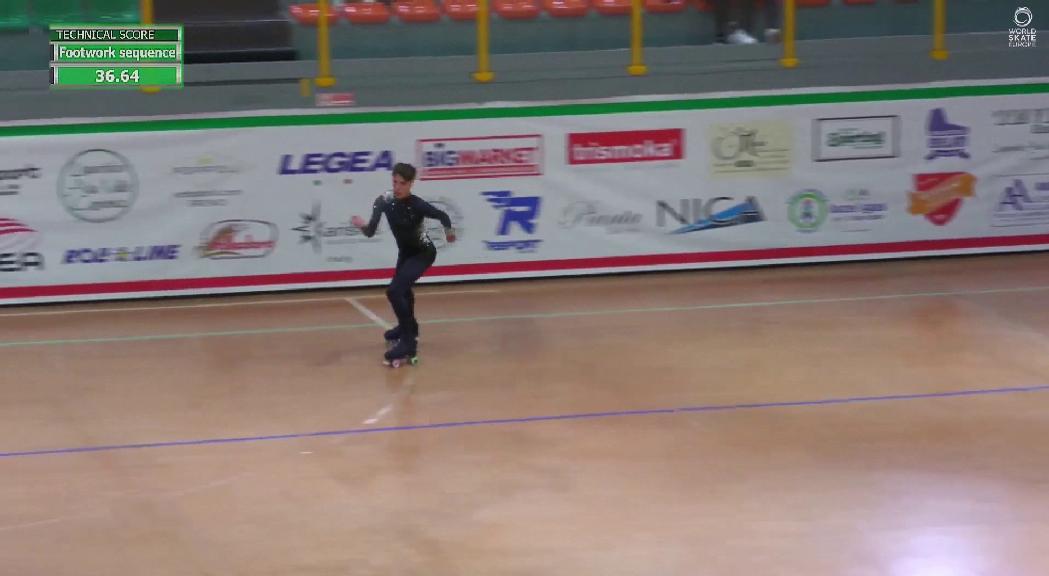 Eric Barbeitos, 4t a l'Europeu de patinatge sobre rodes