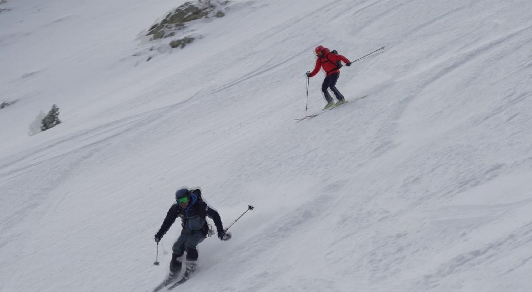 Esquiadors experts prenen part en el Comapedrosa Challenge a Pal-Arinsal