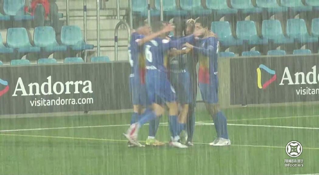 El FC Andorra derrota 2-0 el Nàstic i suma la segona victòria 