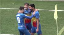 El FC Andorra derrota el Sabadell, es manté líder i assegura el play off d'ascens 