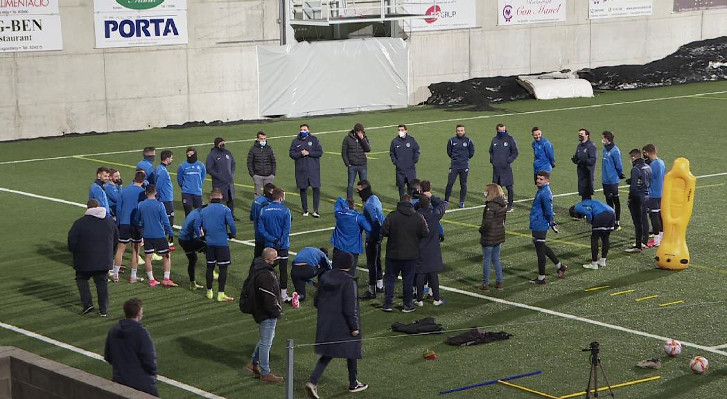 El FC Andorra no preveu moviments en el mercat d'hivern: "Confiem en tota la plantilla"