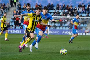 El FC Andorra perd en la darrera acció contra el Saragossa (0-1)