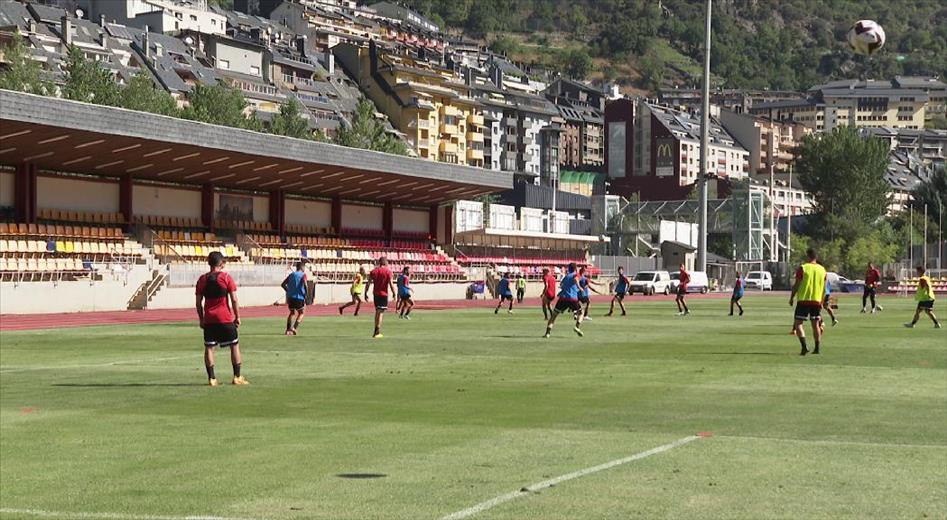 Darrer amistós de pretemporada per al Futbol Club Andorra. Els d'