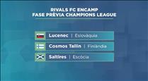 El FC Encamp de futbol sala jugarà la fase prèvia de la Champions a Eslovàquia