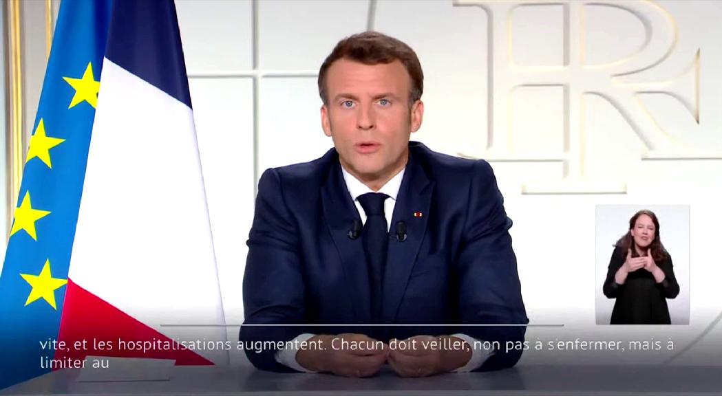 Emanuel Macron ha comparegut aquesta tarda per fer públiques les 