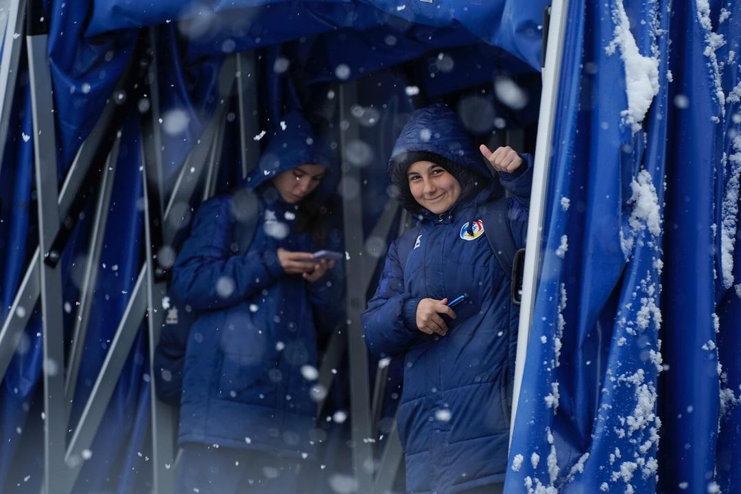 Les nevades han obligat a ajornar els partits de futbol que havie