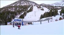 Ganes de neu en la preestrena de la temporada de Grandvalira Resorts a Ordino-Arcalís 