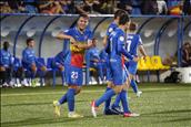 Un gol d'Eudald Vergés dona els tres punts al FC Andorrra en el debut a primera federació