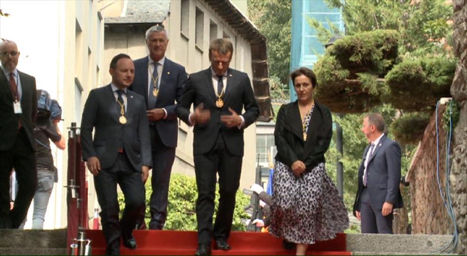 El cap de Govern confirma que el copríncep Emmanuel Macron tornarà de visita a Andorra