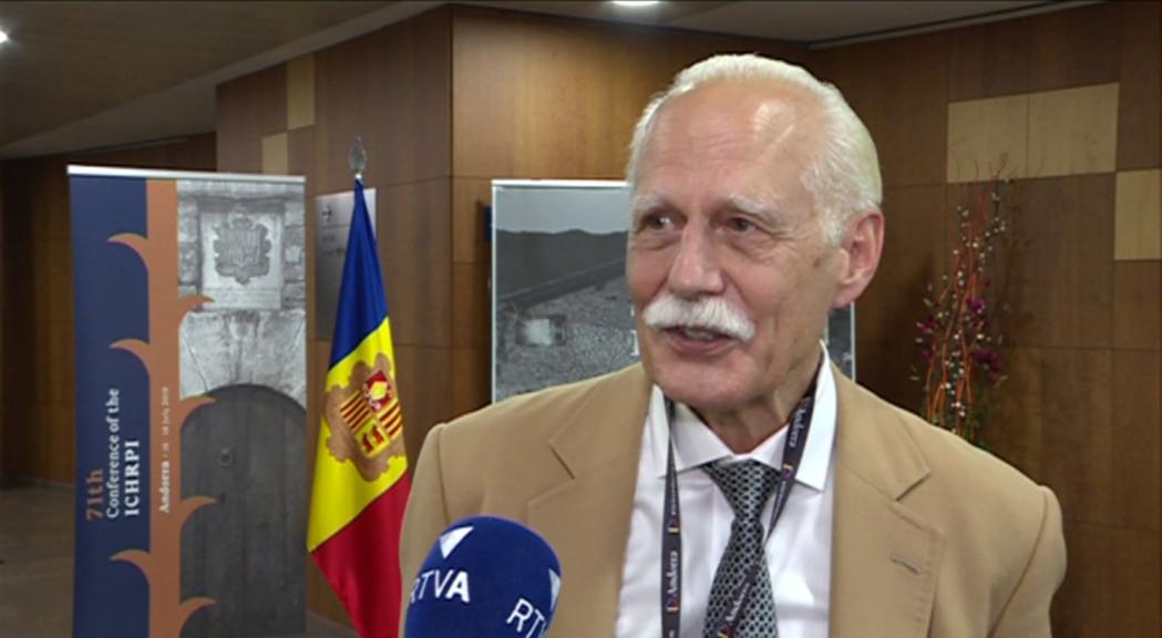 L'historiador de renom Peter Aschenbrenner destaca la transició a la "velocitat de la llum" d'Andorra