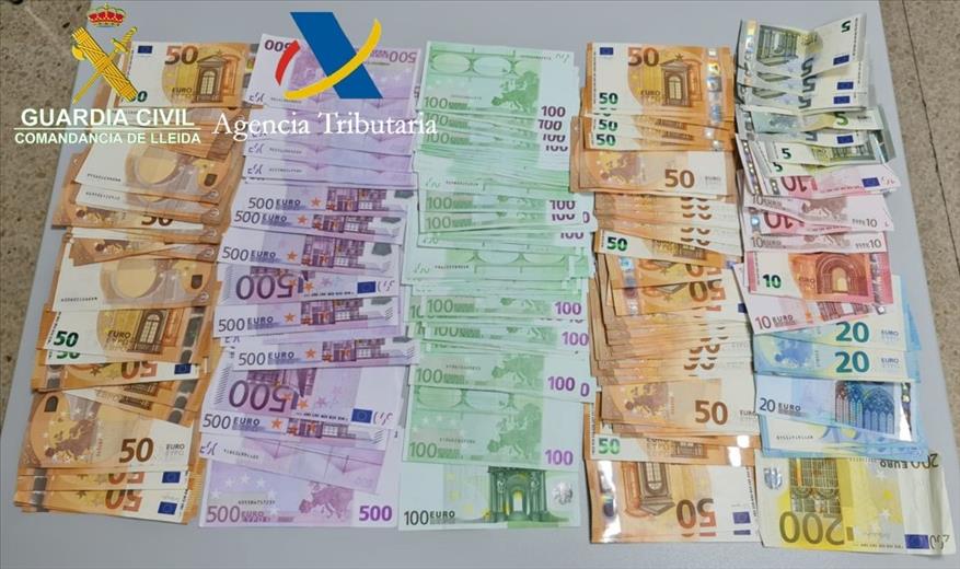 La Guàrdia Civil intervé més de 20.000 euros