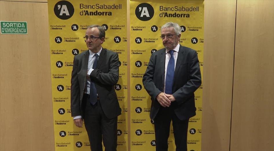 Josep Segura, director general de BancSabadell d'Andorra, dei