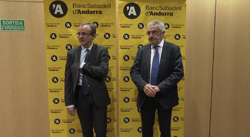 Josep Segura, director general de BancSabadell d'Andorra, dei