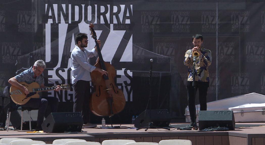 El jove trompetista Joan Mar Sauqué actua al Festival Internacional de Jazz