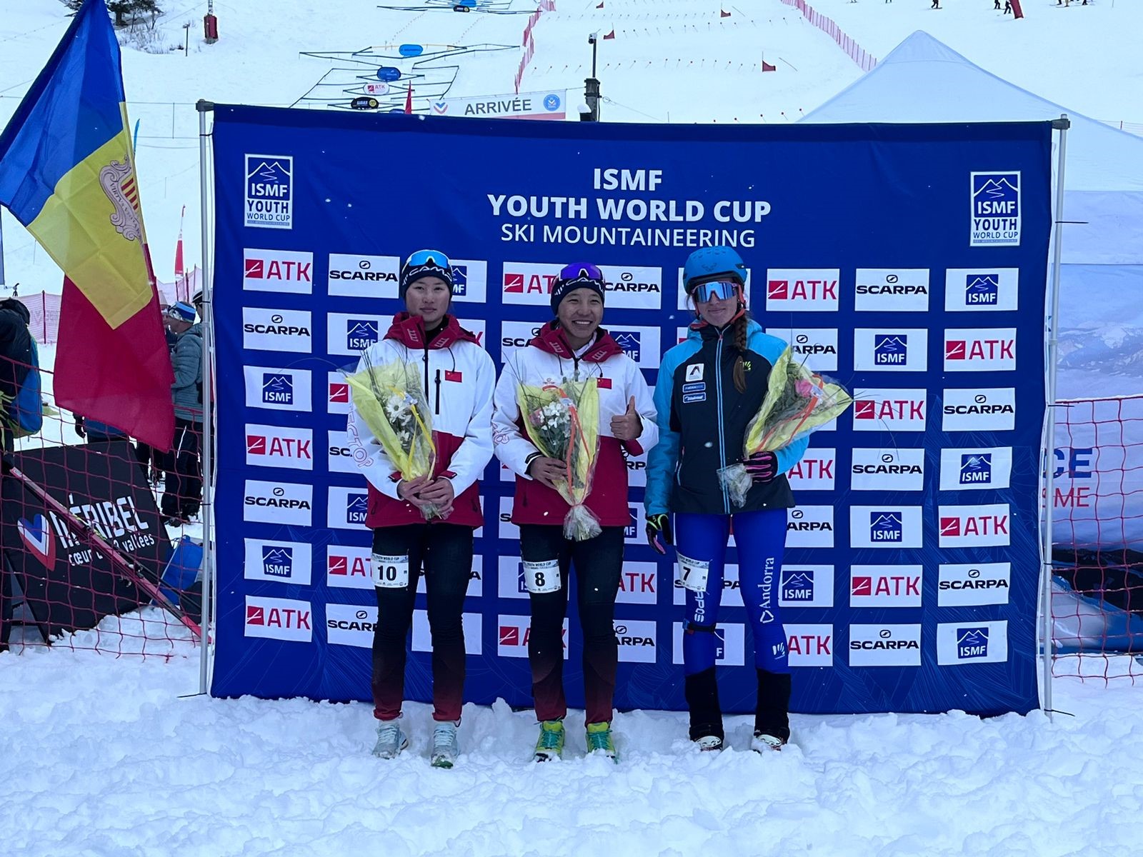 Lea Ancion, segona a l'esprint de la Copa del Món de Méribel d'esquí de muntanya