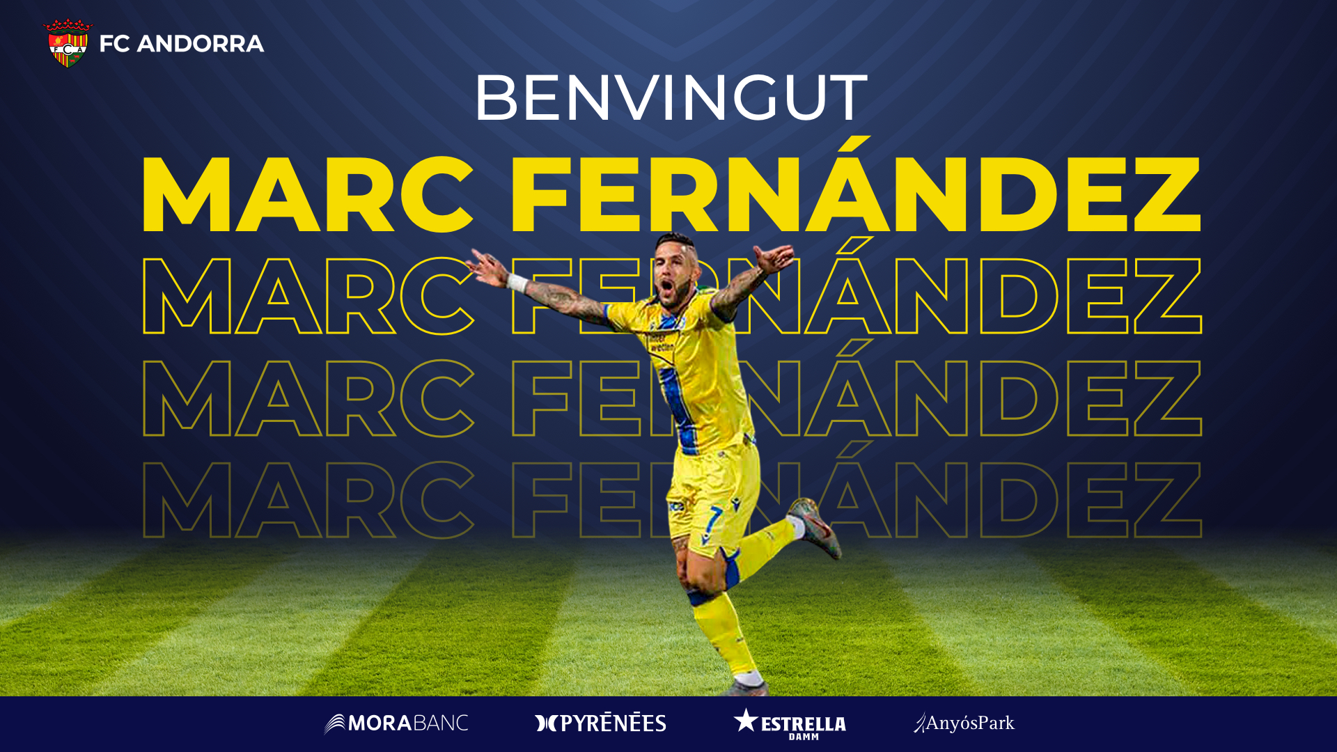 L'extrem dret Marc Fernández, nou fitxatge de l'FC Andorra