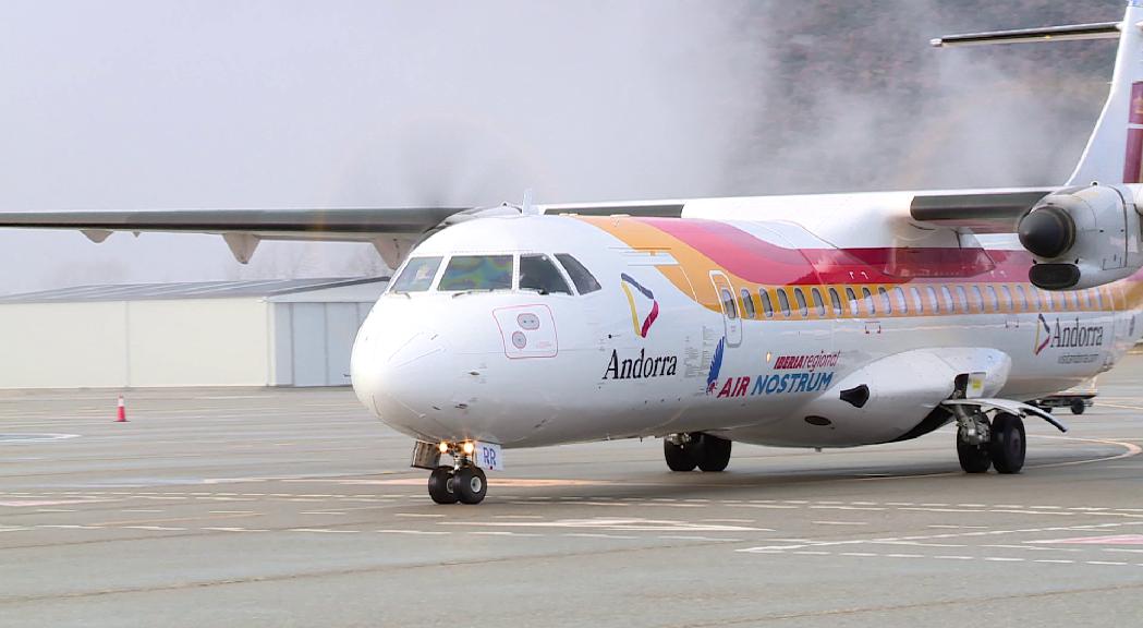 Continua la bona ocupació dels vols d'Andorra-la Seu a
