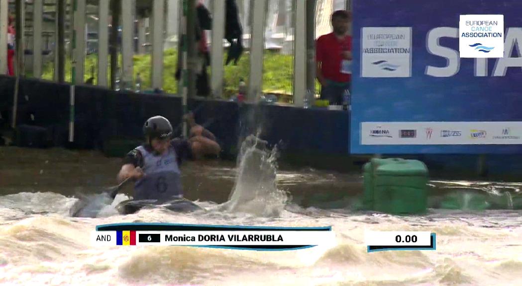 Mònica Doria acaba cinquena a l'Europeu sub-23 de caiac