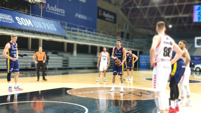 El MoraBanc Andorra es reactiva sabent patir contra el RETAbet Bilbao Basket (72-70)