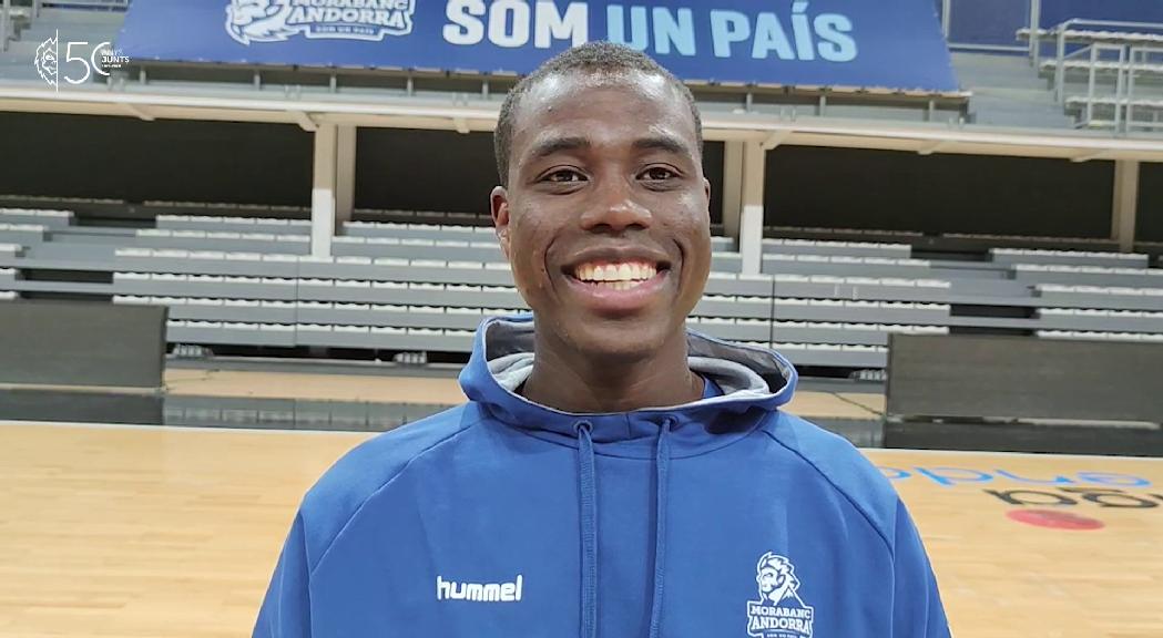 Moussa Diagne es queda un any més al MoraBanc Andorra: "Soc molt feliç, això és casa meva"