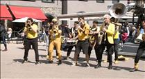 La música al carrer clou l'Andorra Sax Fest