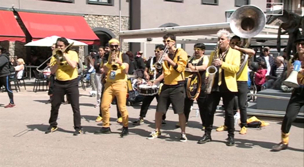 La música al carrer clou l'Andorra Sax Fest