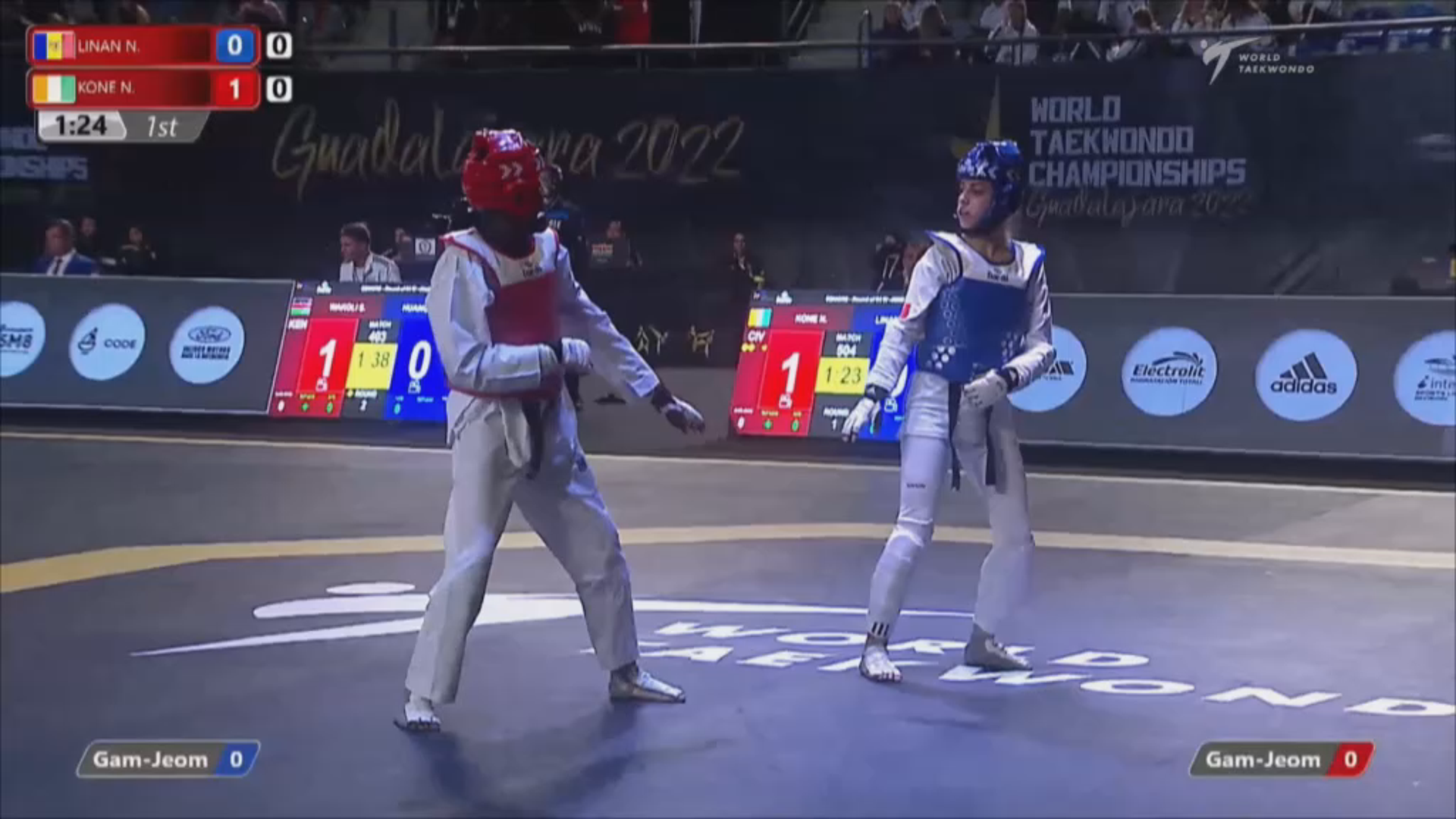 Naiara Liñán cau en primera ronda al Mundial de taekwondo