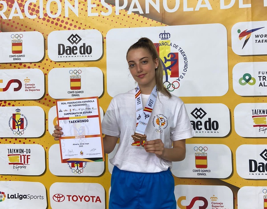 Naiara Liñán repeteix bronze al Campionat d'Espanya sub-21 de taekwondo