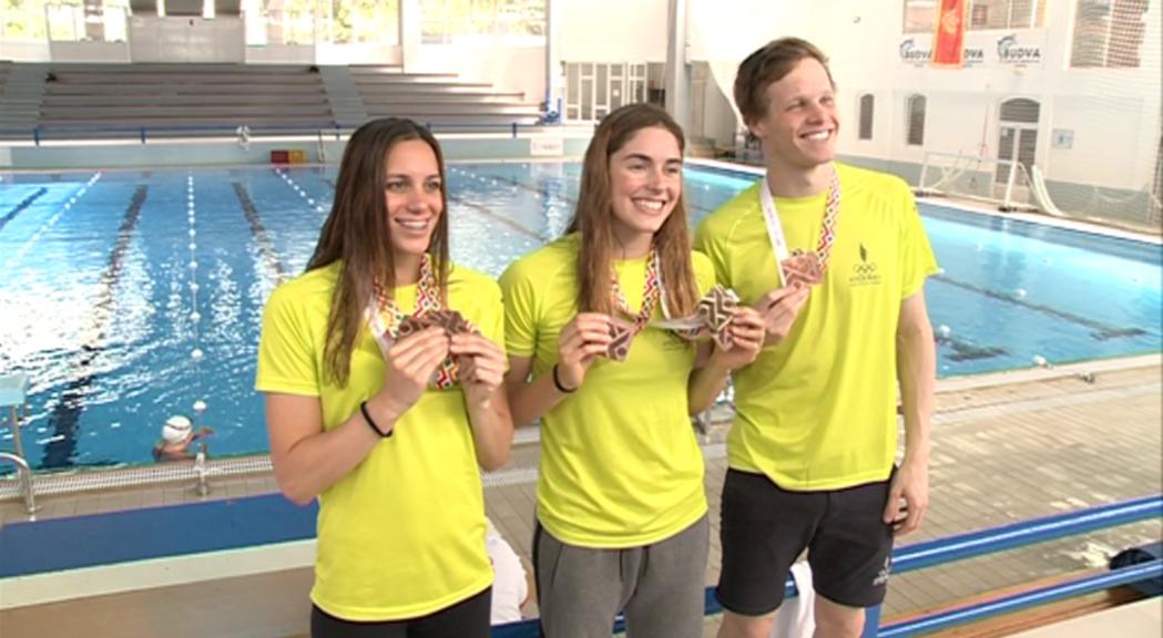 La natació es reivindica a Montenegro amb sis medalles i tres rècords d'Andorra