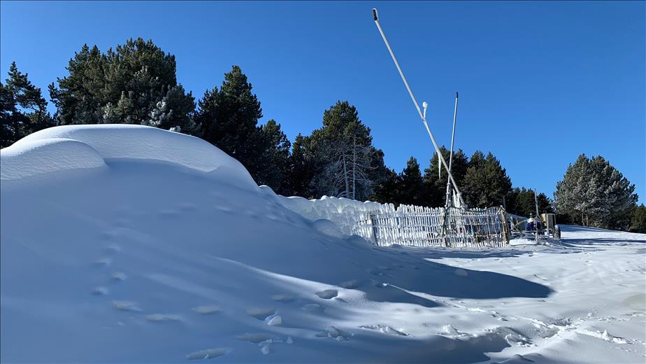 L'estació d'esquí de fons de la Rabassa obr