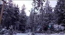 Les nevades arriben als 1.700 metres i deixen gruixos de 14 centímetres a la Solana