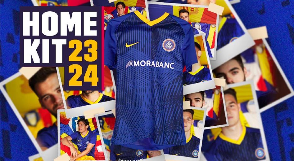 Es presenta la nova samarreta del FC Andorra per a la tempor