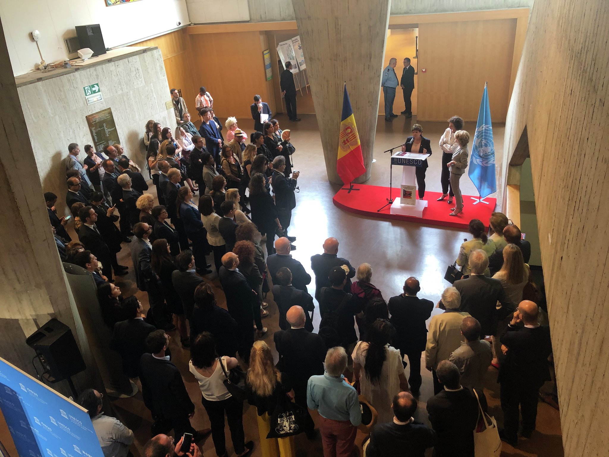 Aquest dimarts s'ha inaugurat a la seu de la UNESCO a Par&iac