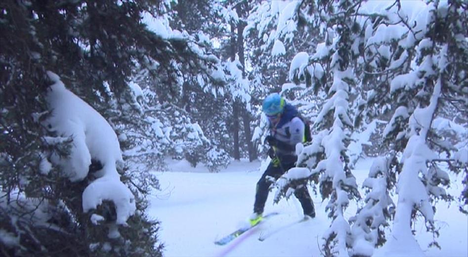 Oriol Olm ha estat vuitè a l'esprint en esquí d