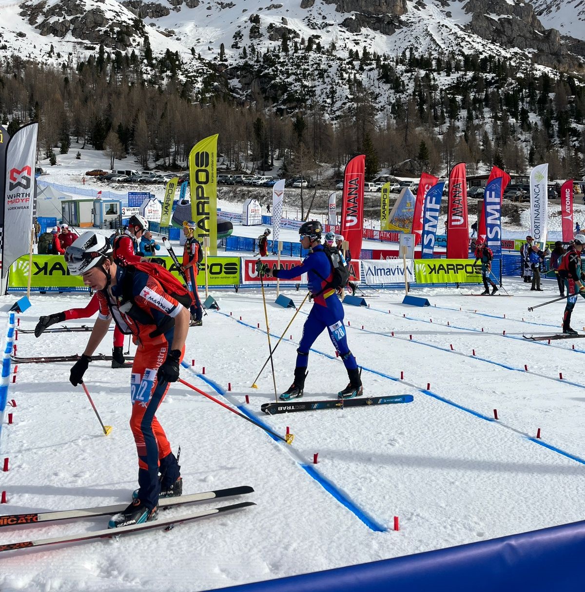 Oriol Olm, top30 a la prova individual de Cortina d'Ampezzo