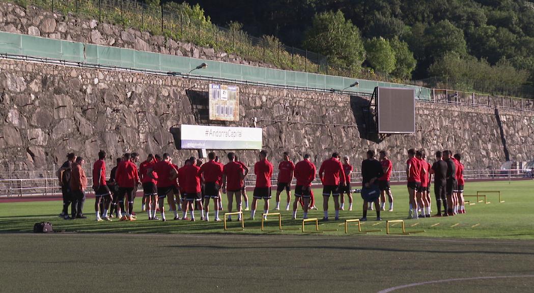 Pampín destaca el bon ambient al vestidor, el treball diari i la confiança com les claus de l'èxit del FC Andorra