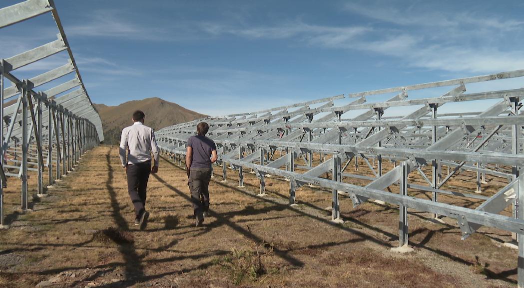 El parc solar del planell de la Tossa començarà a funcionar aquesta temporada d'hivern