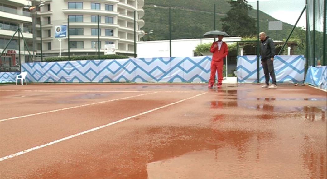 La pluja impedeix la competició de tennis a Montenegro 