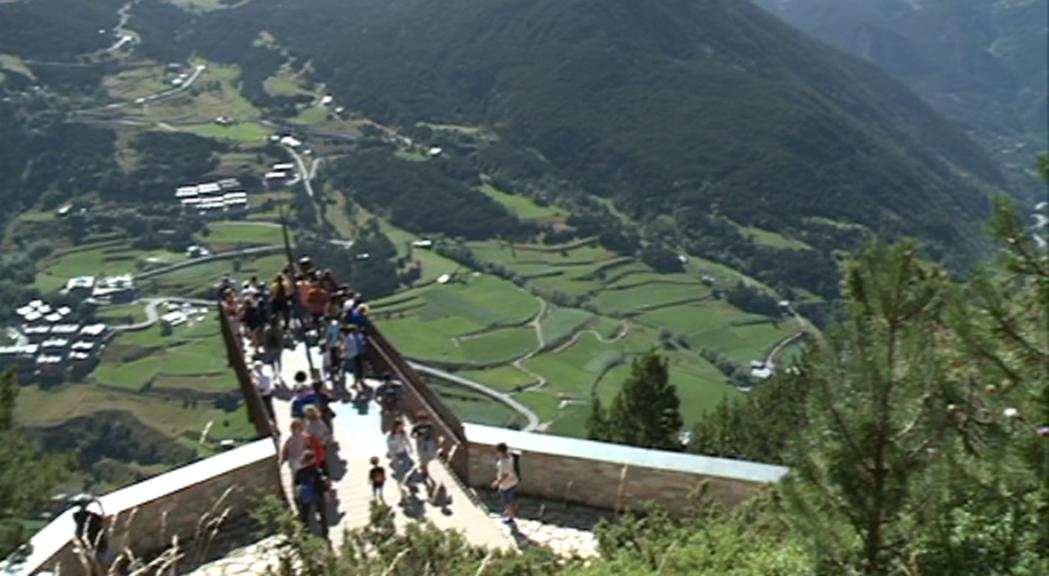 El pont tibetà de 600 metres de Canillo estarà enllestit l'estiu vinent