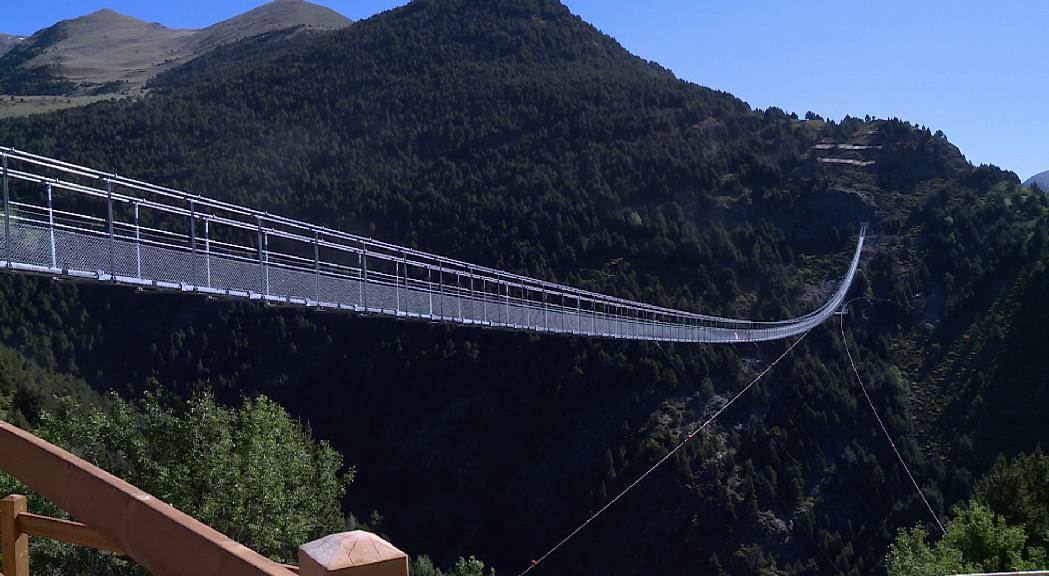 El pont tibetà arriba a les 100.000 visites i obté 660 mil euros de benefici
