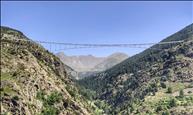 El pont tibetà de Canillo obrirà al juny