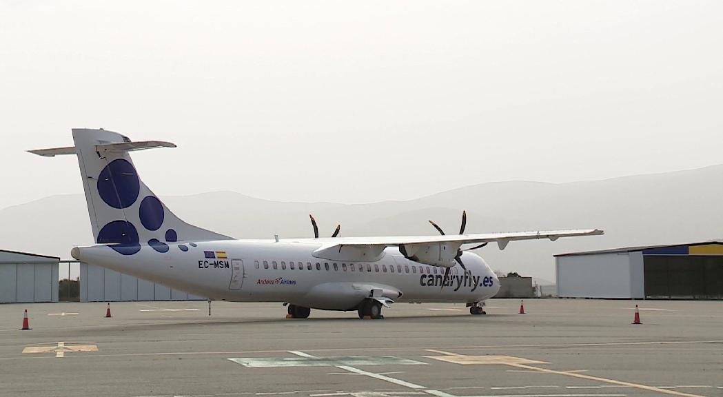 Andorra Airlines s'estrena amb el primer vol oficial de la compan